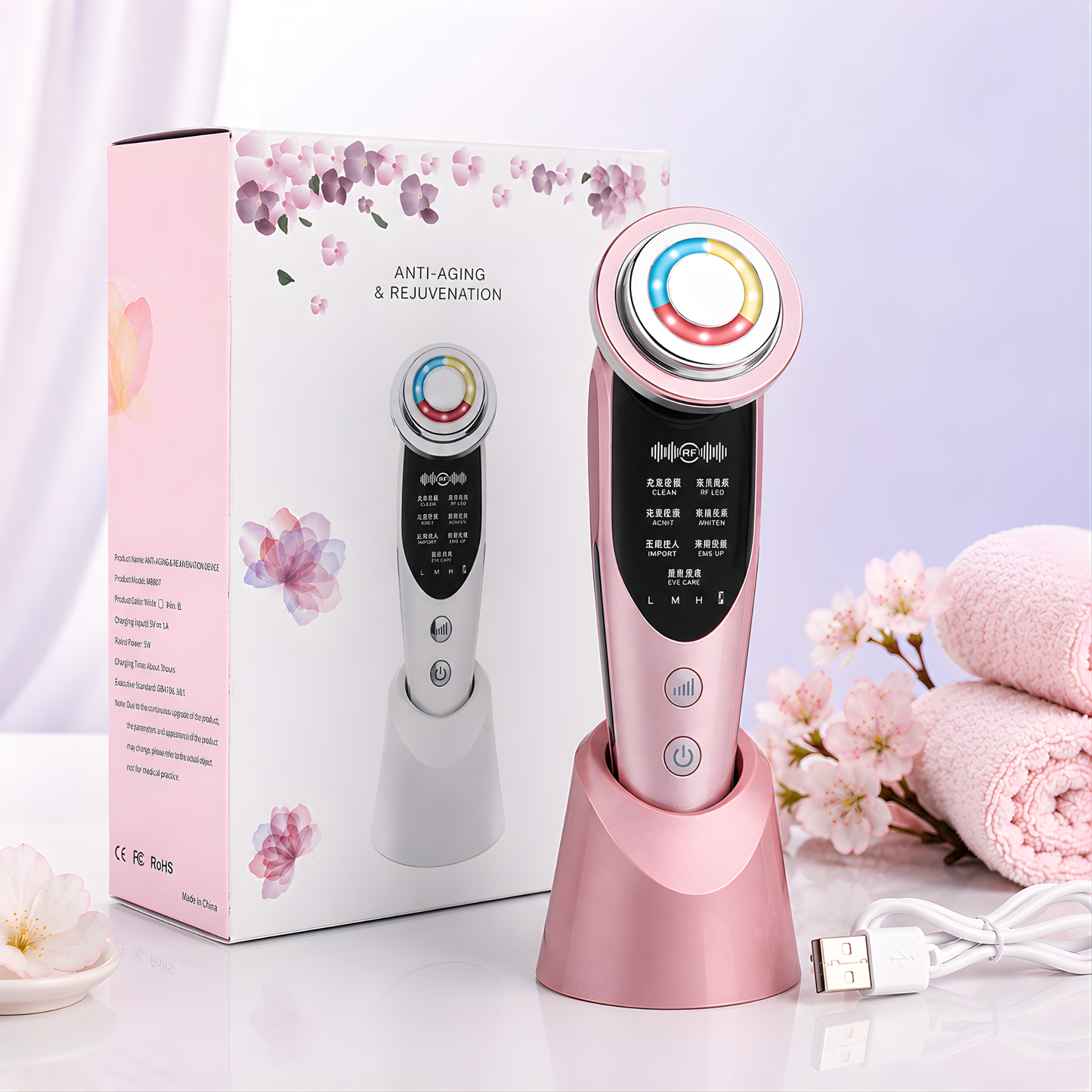 dispositivo facial 7 en 1