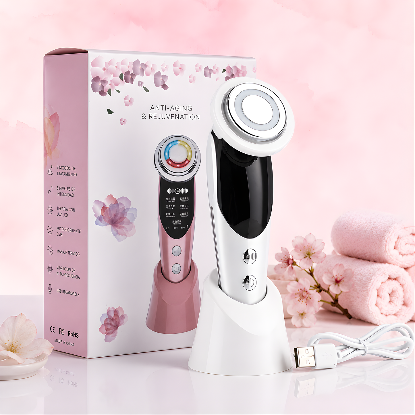 dispositivo facial 7 en 1